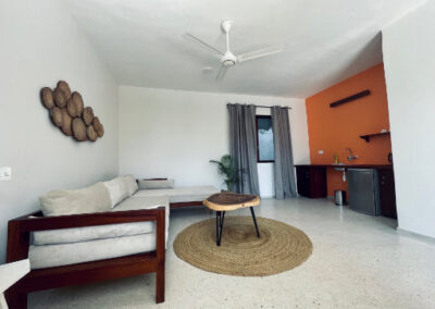 Living Room with Kitchenette Gaia Villas_Zanzibar Hotels